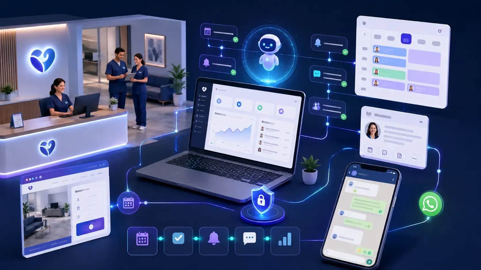 Automatización para clínicas: cómo gestionar citas, pacientes y procesos con mayor eficiencia