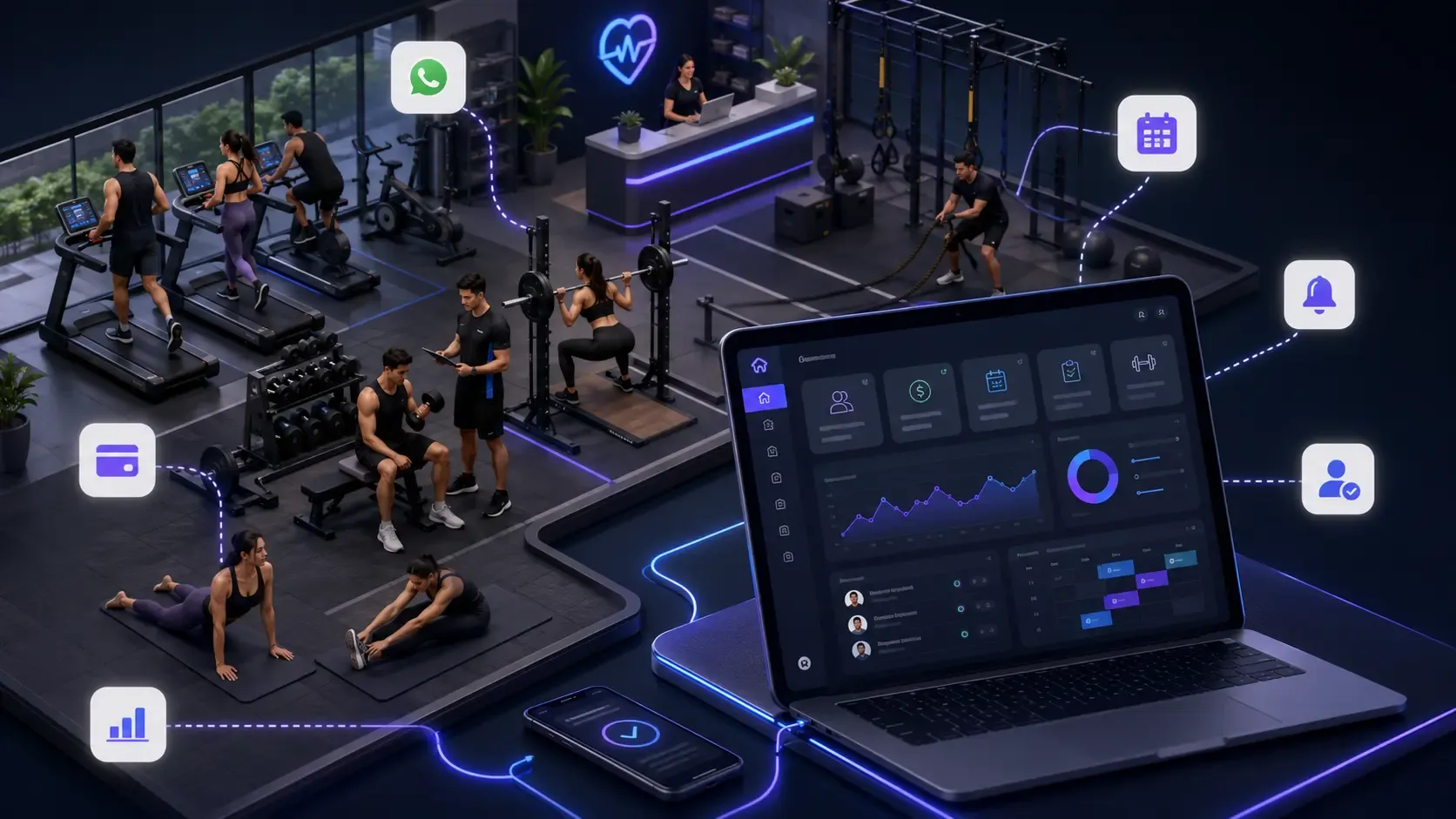 Automatización para gimnasios: cómo mejorar la gestión y atención al cliente